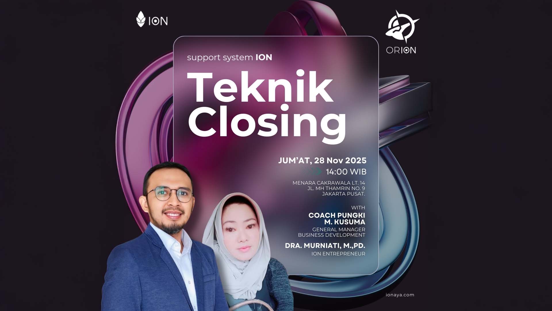 Support System ION - Teknik Closing